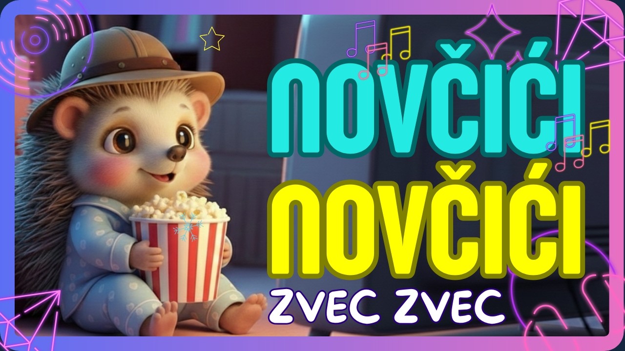 ZVEC, ZVEC! 🎵🦔 Novčići Novčići – Pesmica za decu 🌳🎵