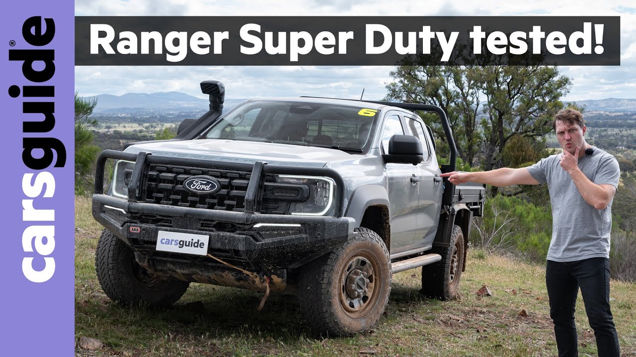 Обзор Ford Ranger Super Duty 2026 в Австралии: более мощный пикап с буксировочной способностью 4,...