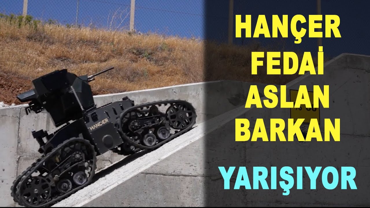 Türkiye'nin robot piyadeleri yarıştı - Hançer - Aslan - Barkan - Fedai - Savunma Sanayi - ASELSAN