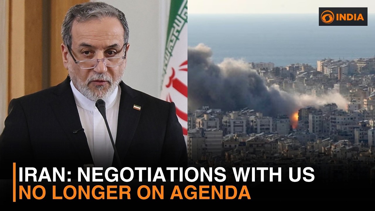 Iran: Negotiations with US no longer on agenda & other latest updates | DD India News Hour