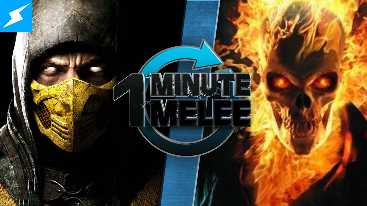 One Minute Melee - Scorpion Vs Ghost Rider (Mortal Kombat vs Marvel)