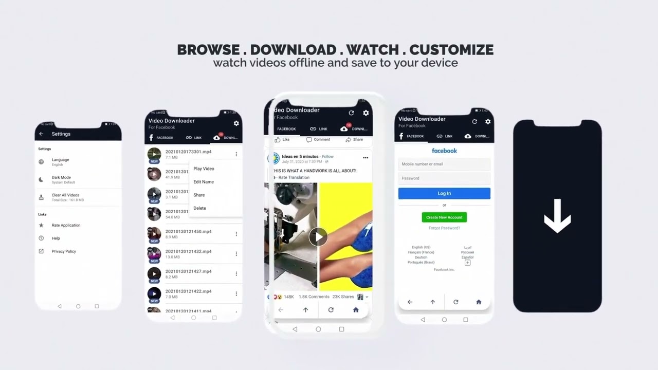 Fast video downloader for Facebook - 23 Feb - L2