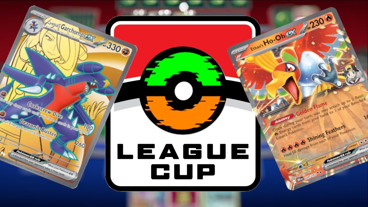 Pokemon TCG League Cup // Game 2 // Cynthia's Garchomp EX Vs Ethan's Ho-Oh EX & Armarouge