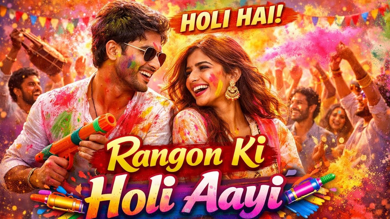 Rangon Ki Holi Aayi 🌈 | New Holi Song 2026 | Bollywood Holi DJ Song | Happy Holi Special