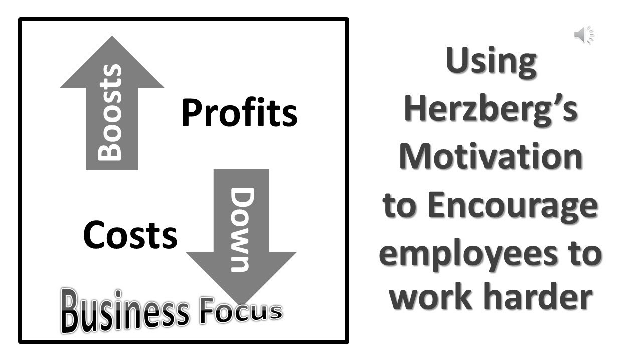 Using Herzberg’s Motivation to Encourage employees to work harder