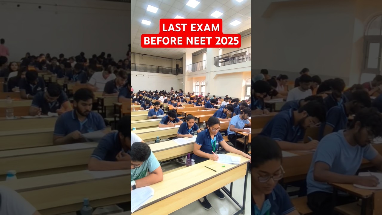 LAST EXAM BEFORE NEET 2025 || NEET 2025 PAPER #neet #neet2025 #neetmotivation