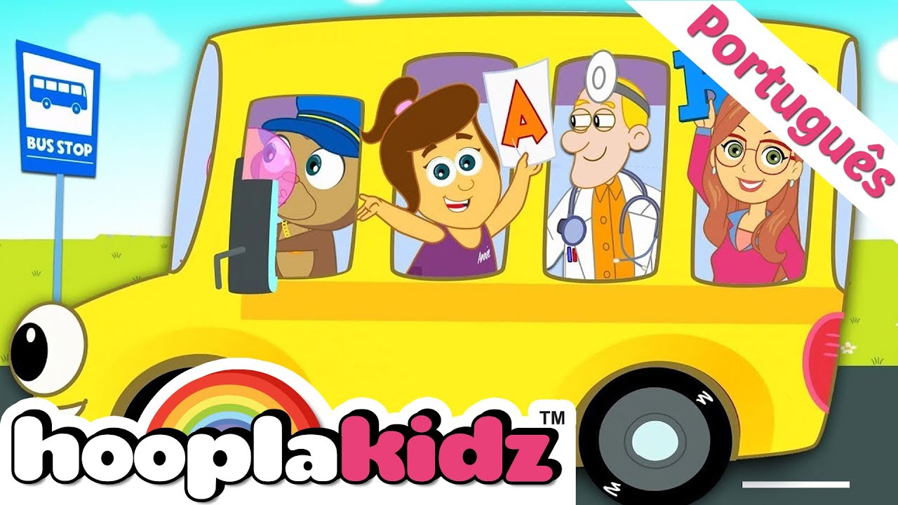 A Roda So Ônibus Roda Roda | Músicas infantis | HooplaKid Brasil