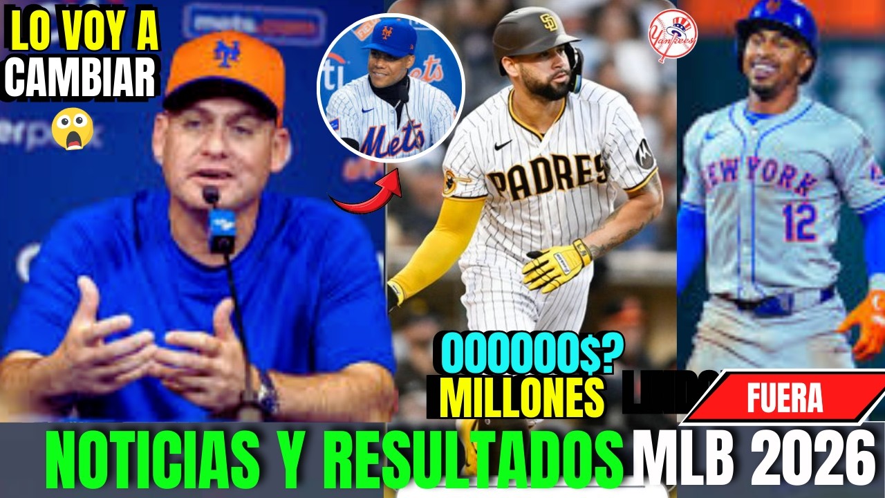MANAGER DE METS CAMBIA A SOTO! GARY SANCHEZ FIRMA CON NUEVO EQUIPO! LINDOR FUERA DE METS! MLB NEWS