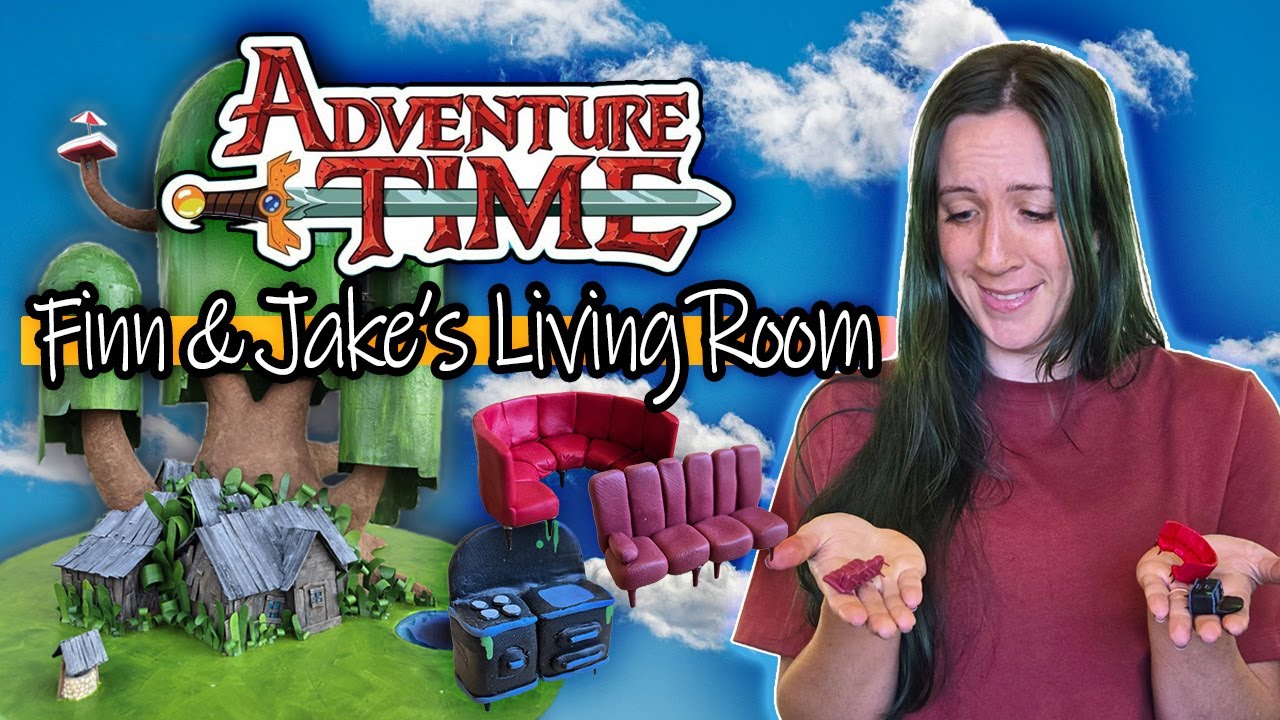 Finn & Jakes Living Room! Mini DIY Part 2 | Adventure Time Builds
