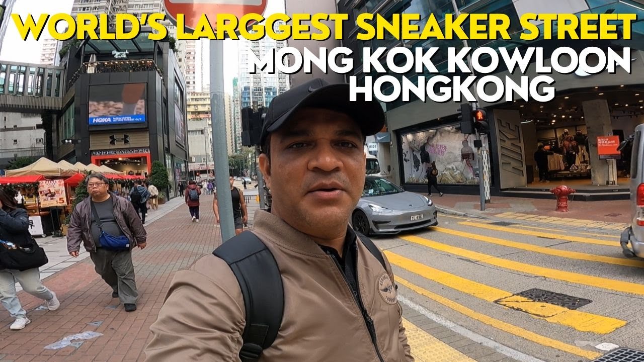 WORLD'S LARGGEST SNEAKER STREET MONG KOK KOWLOON HONGKONG