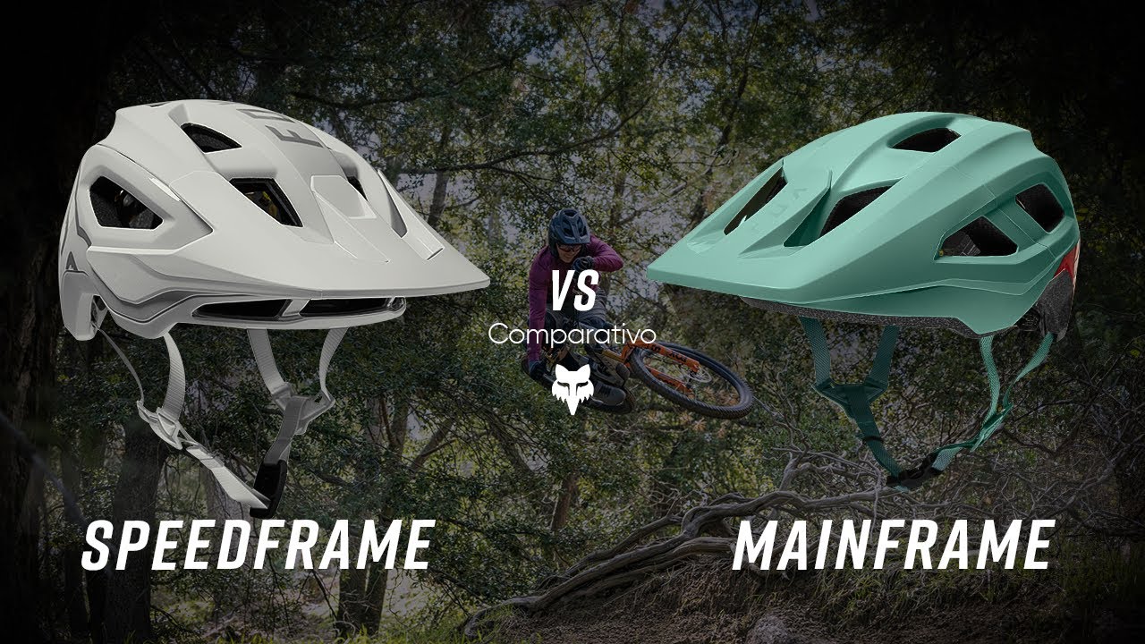 Comparativo MAINFRAME VS SPEEDFRAME, Capacetes FOX