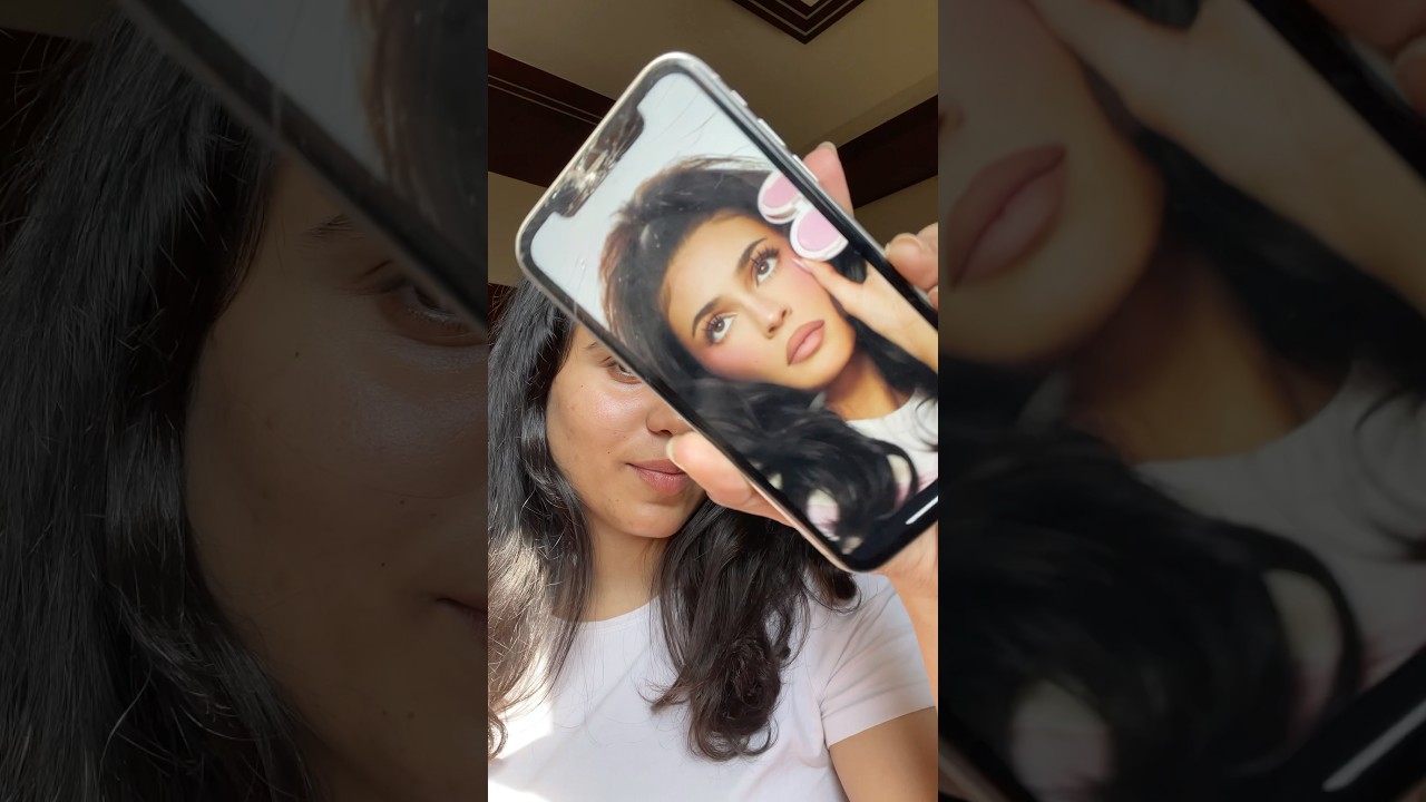 Makeup Transition #kyliejennermakeup #celebritymakeup #makeup #kyliejenner #transition #ytshorts