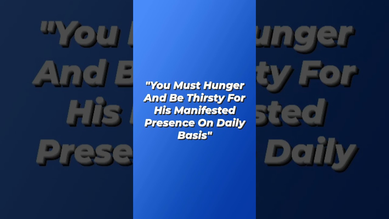 #HisPresence #DesireTheAnointing #HungerForGod #OutPouringOfTheHolySpirit