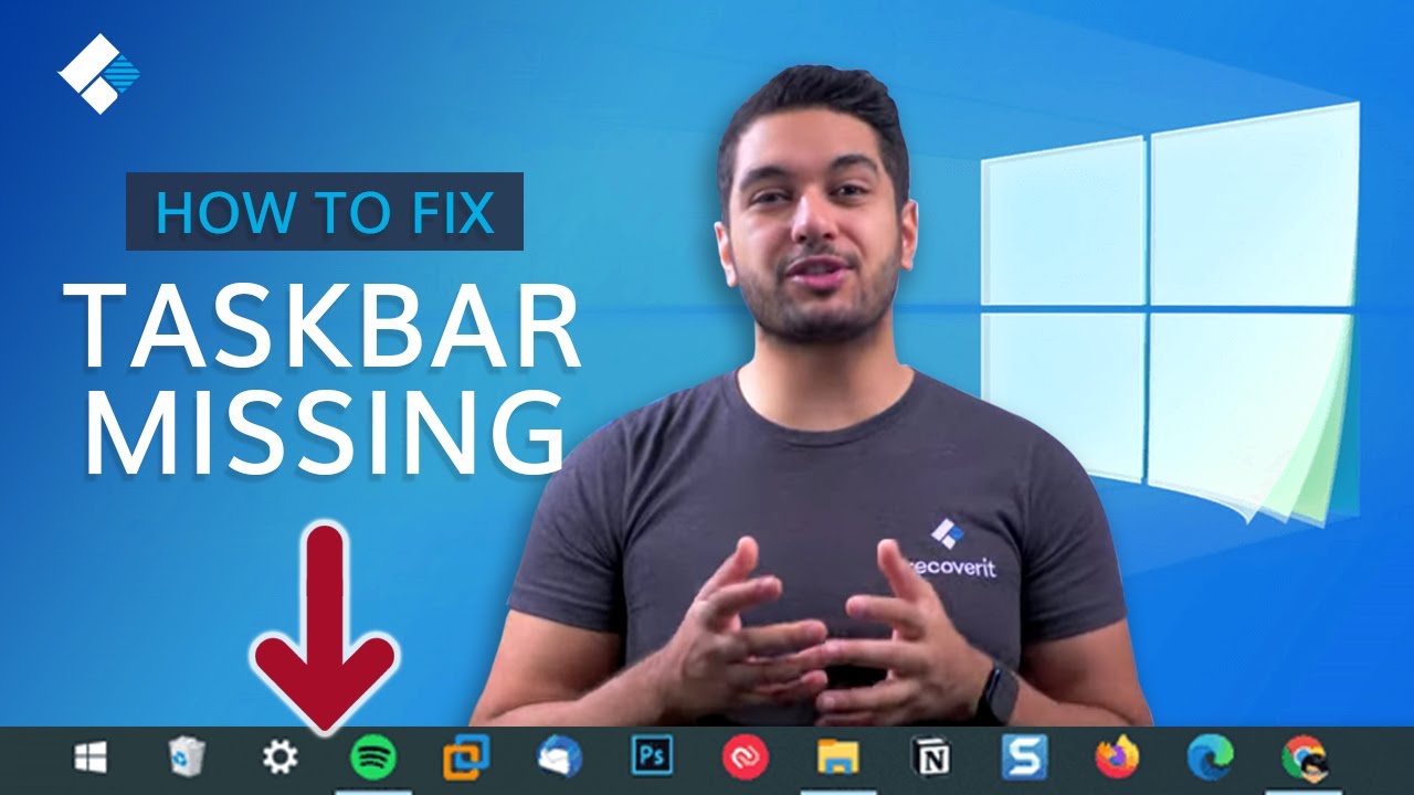Исчезла панель задач Windows 10? Решено! [6 способов]