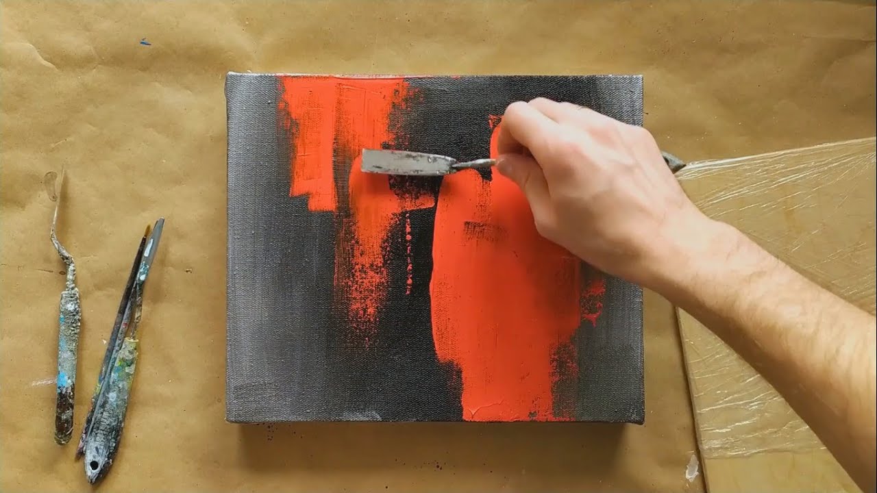 Beautiful Abstract Painting in 5 Minutes! Easy Easy for Beginners / You will Paint!