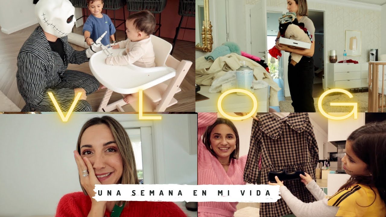 1 SEMANA en MI VIDA | ES MUY FUERTE + REACCIÓN de mi BEBÉ a JAVI disfrazado 😱 DE ESQUELLETO |  VLOG