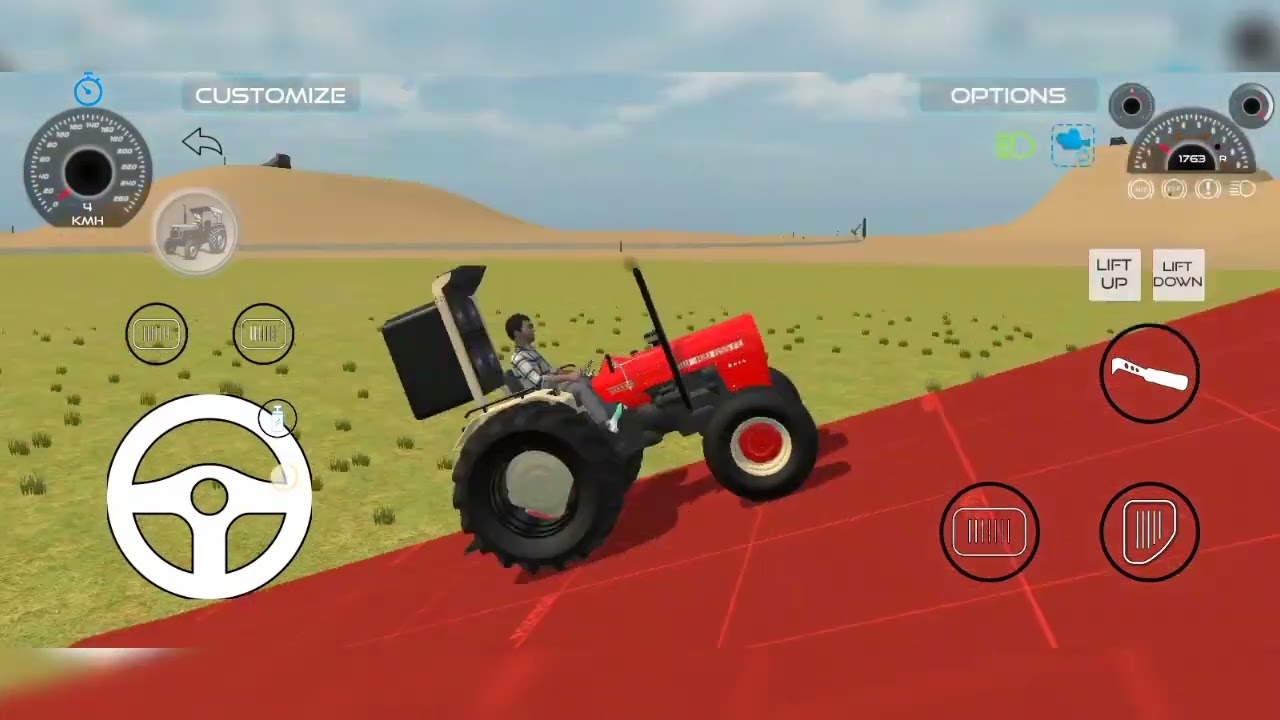💫 swaraj tractor ka khatarnak accident 💫#reelitfeelit 