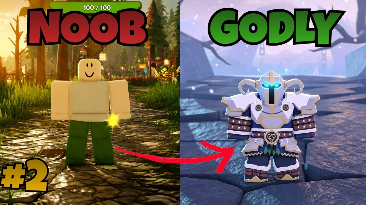 Noob to Godly in Dungeon Quest Reborn #2