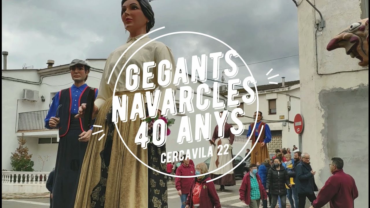 Gegants Navarcles -  Cercavila 40 anys del Tinet i la María
