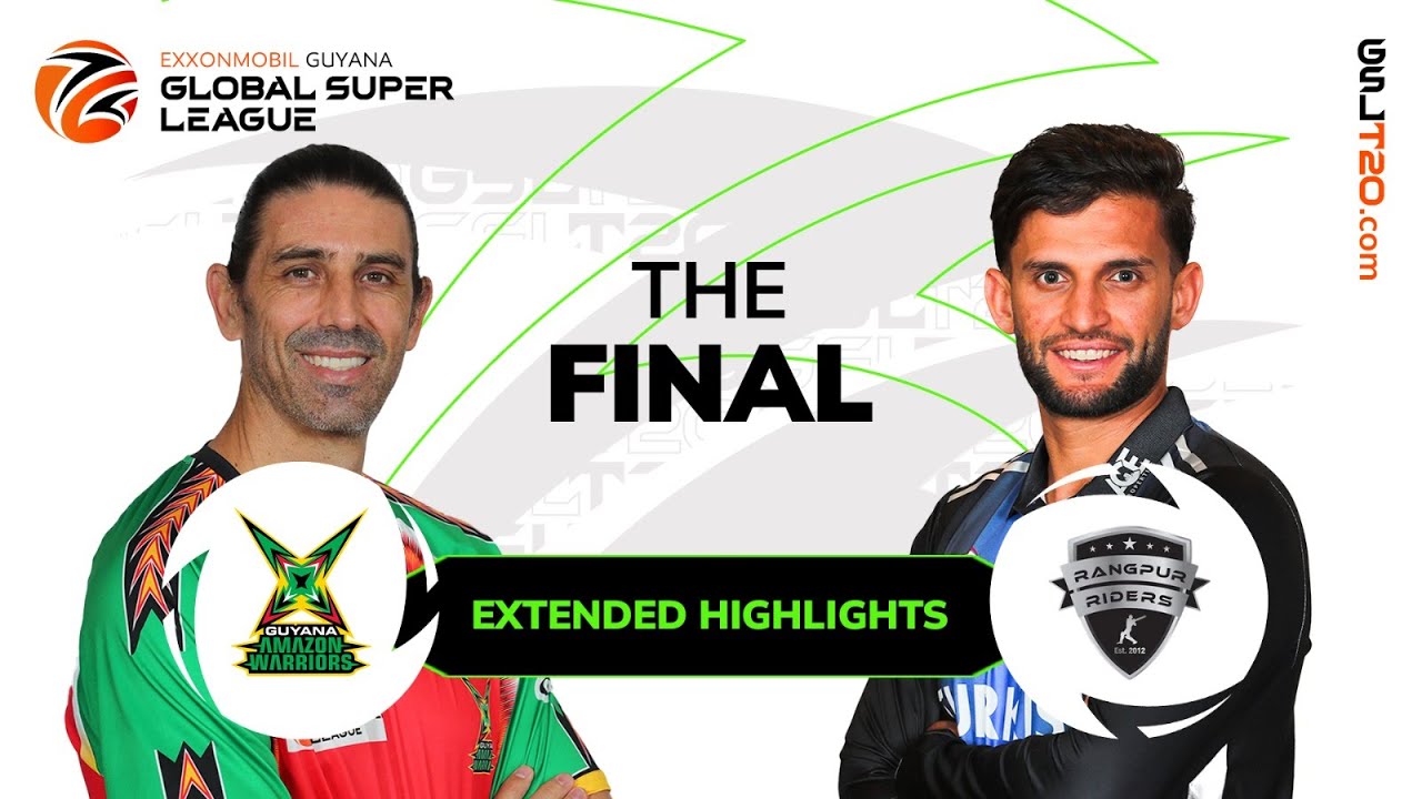 Extended Highlights | FINAL | Guyana Amazon Warriors vs Rangpur Riders | GSL 2025