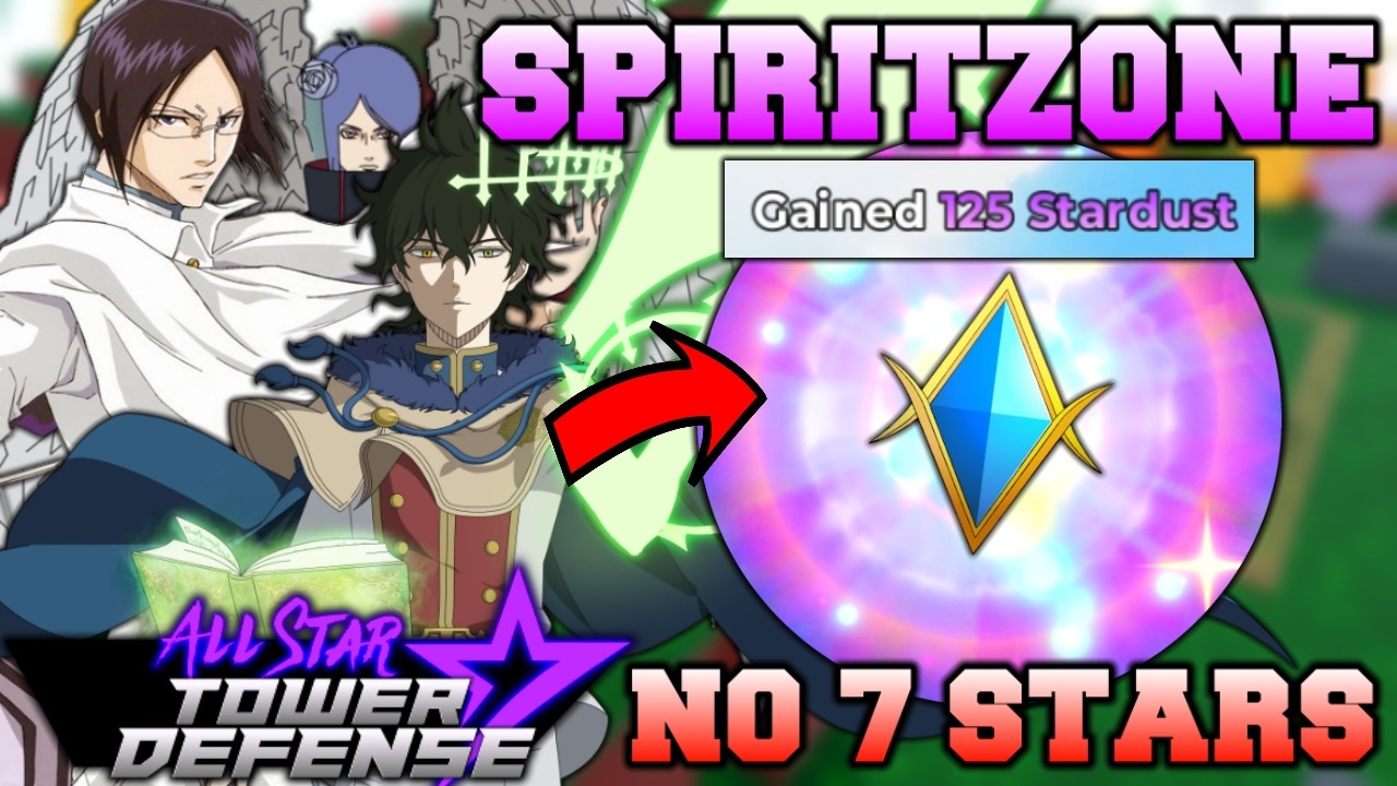 No 7 Star SpiritZone (125 Free Stardust) | All Star Tower Defense Roblox