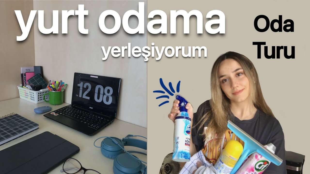 Yurt Odama Yerleşiyorum | Pazar Sürprizine Yurt Odamın Kapılarını Açtım #odaturu