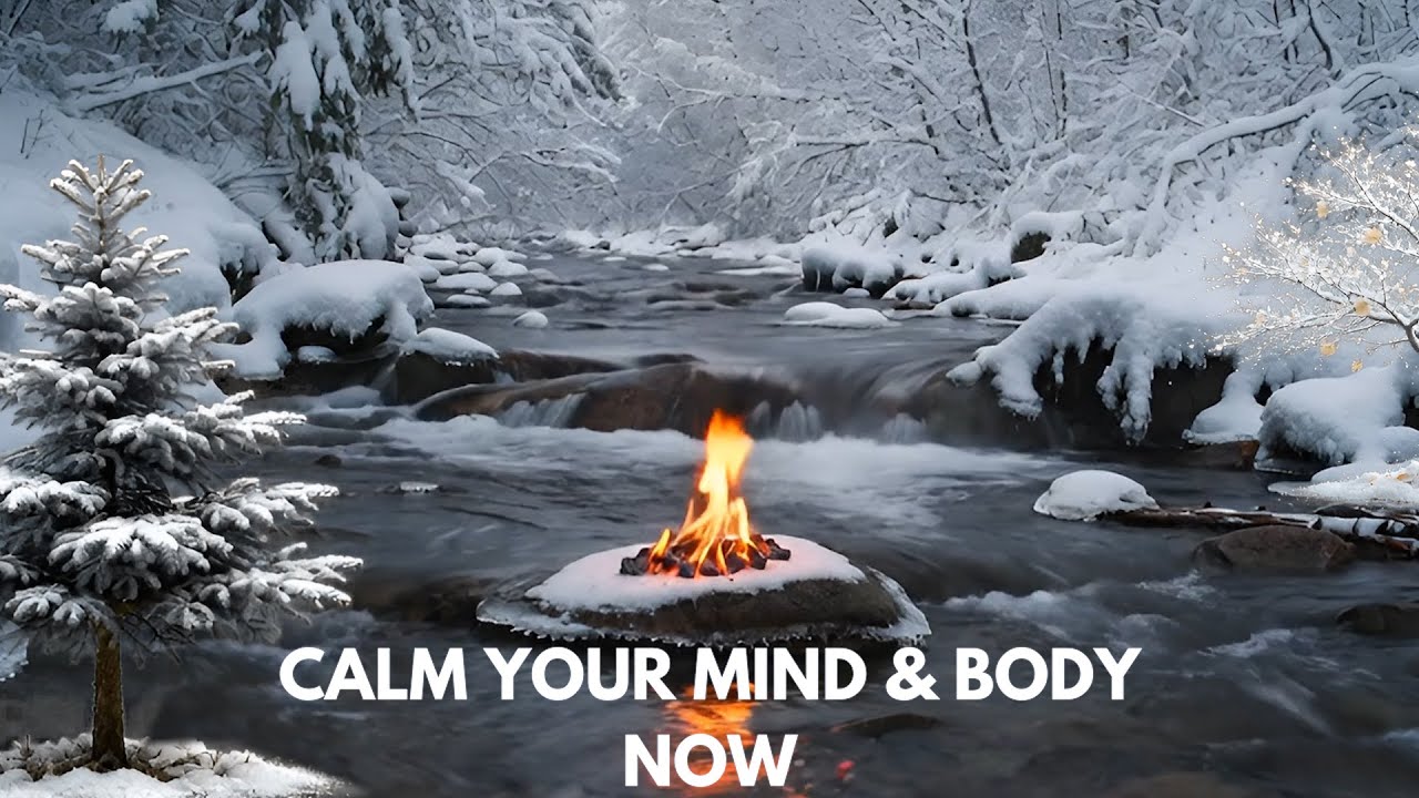 Cozy Pan Flute Ambience ⛄ Soft Instrumental Music for Deep Relaxation, Sleep & Anxiety Relief