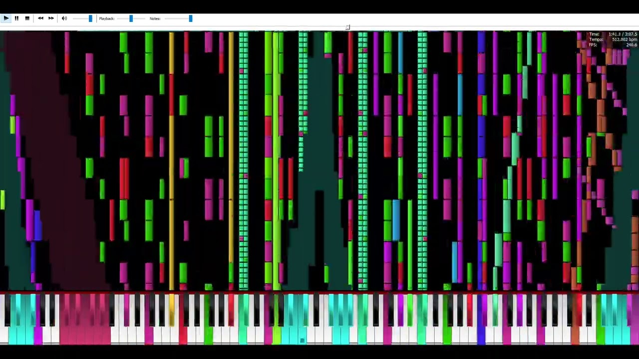 [Black MIDI] Trinitrotoluene - 86.03 Million Notes (PFAviz)
