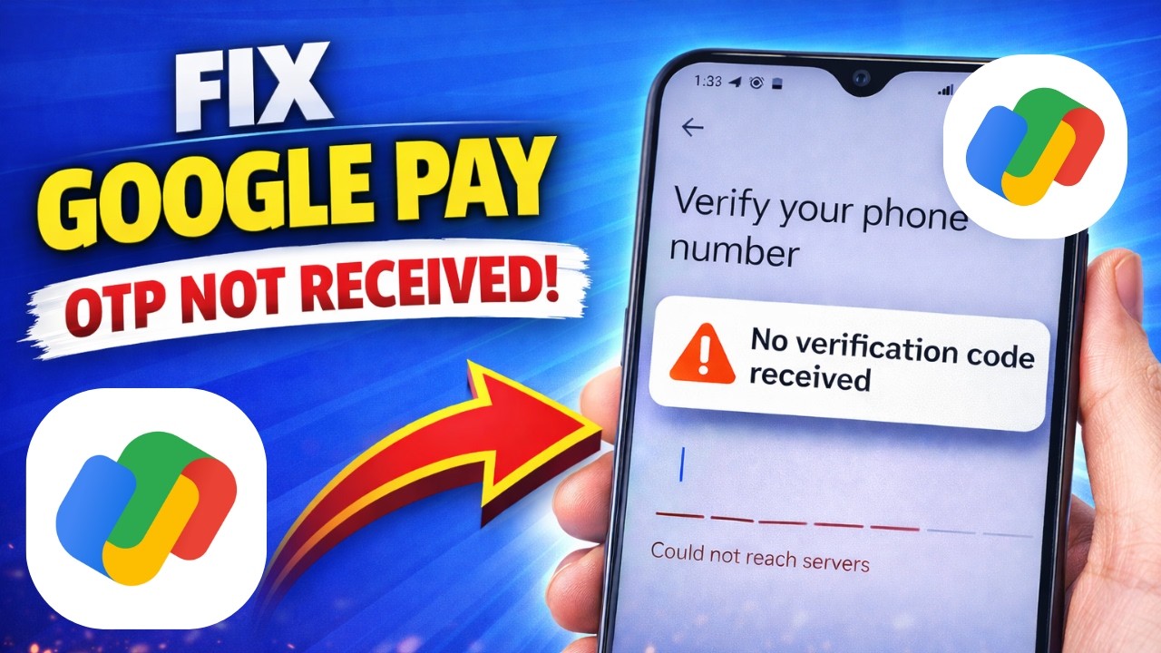 How to Fix Google Pay OTP Not Receiving Problem | Google Pay Verification Code Not Coming Fix