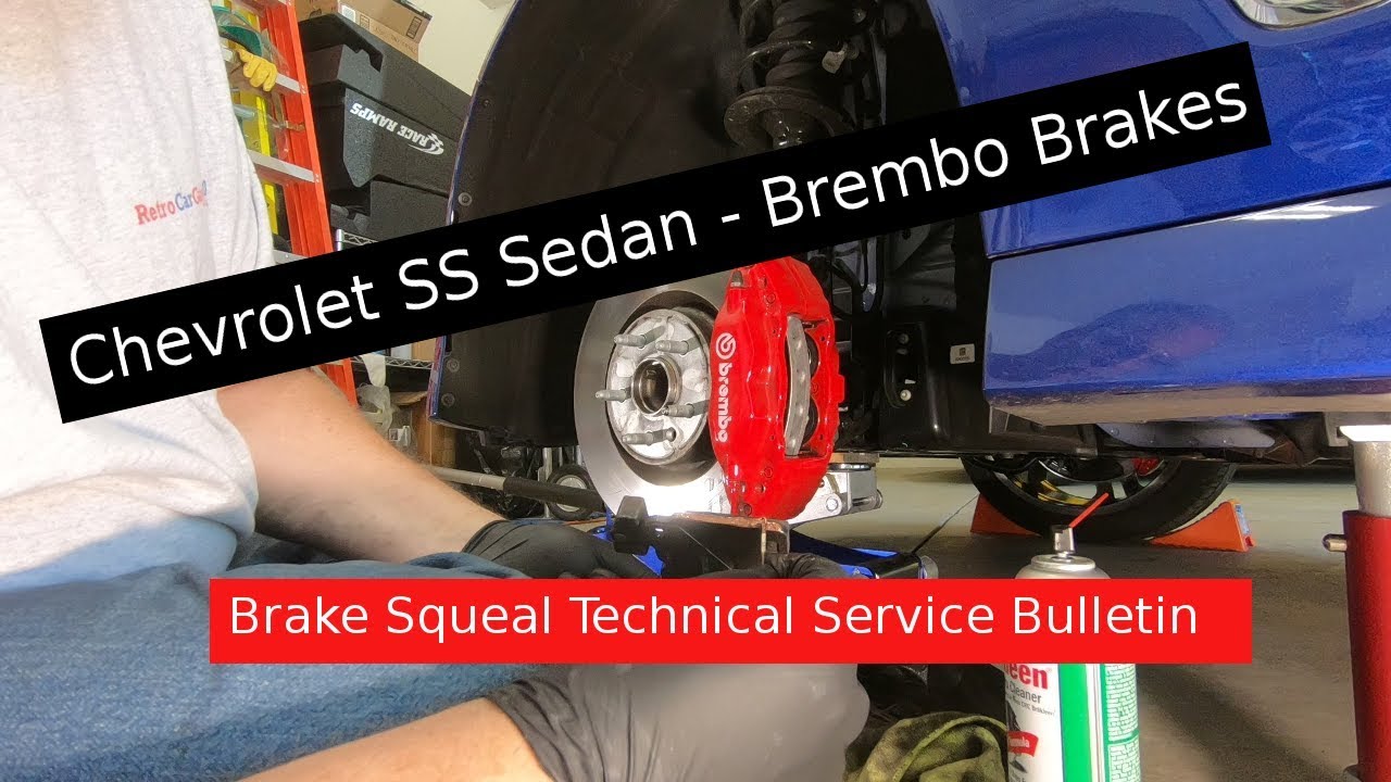 Chevy SS - Brembo Brake Squeal Noise TSB