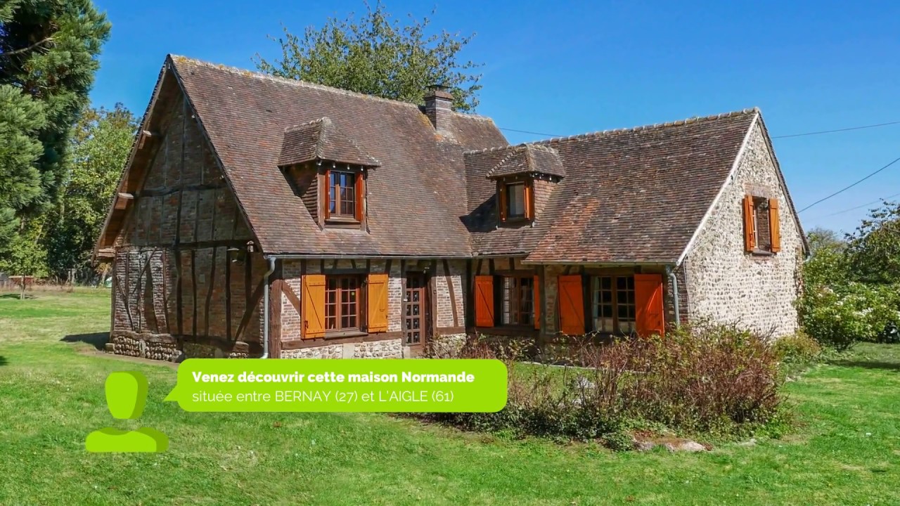 Maison Normande, terrain arbor&eacute; et d&eacute;pendance, &agrave; 2h de Paris
