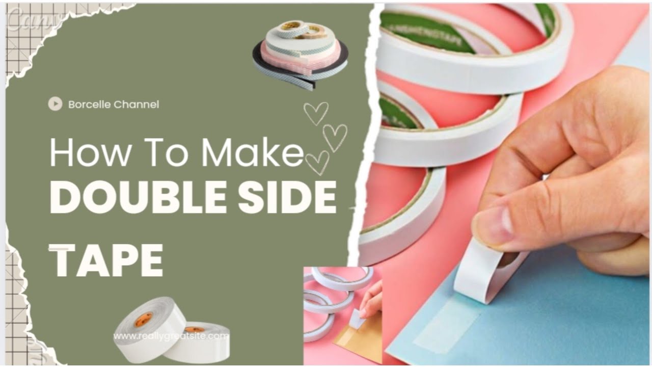 DIY Double Side Tape😮✨ | ডাবল সাইড টেপ🥰 | Unique crafts| Aesthetic MIM|
