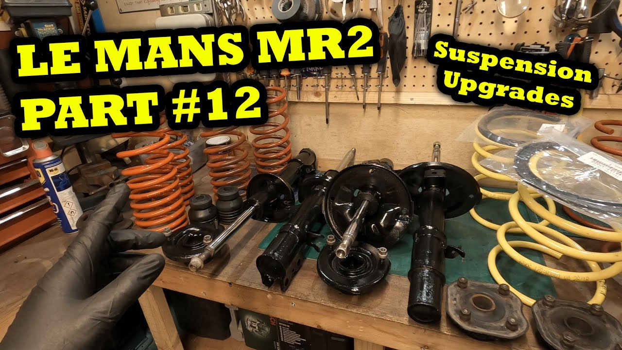 Toyota MR2 Turbo Lowering Springs Installation - Shock / Coil Spring Removal & Install - PART #12