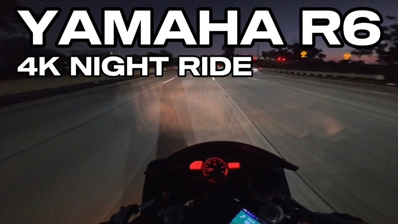 R6 Highway Night Ride | 2008 Yamaha R6