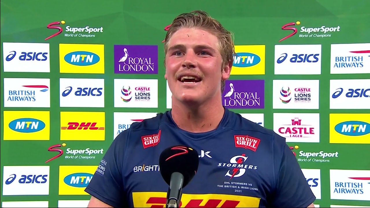 Castle Lions Series  | DHL Stormers v British & Irish Lions | Interview with Ernst van Rhyn