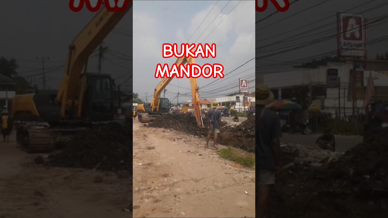 MANDOR _ KDM #excavator #normalisasisungai