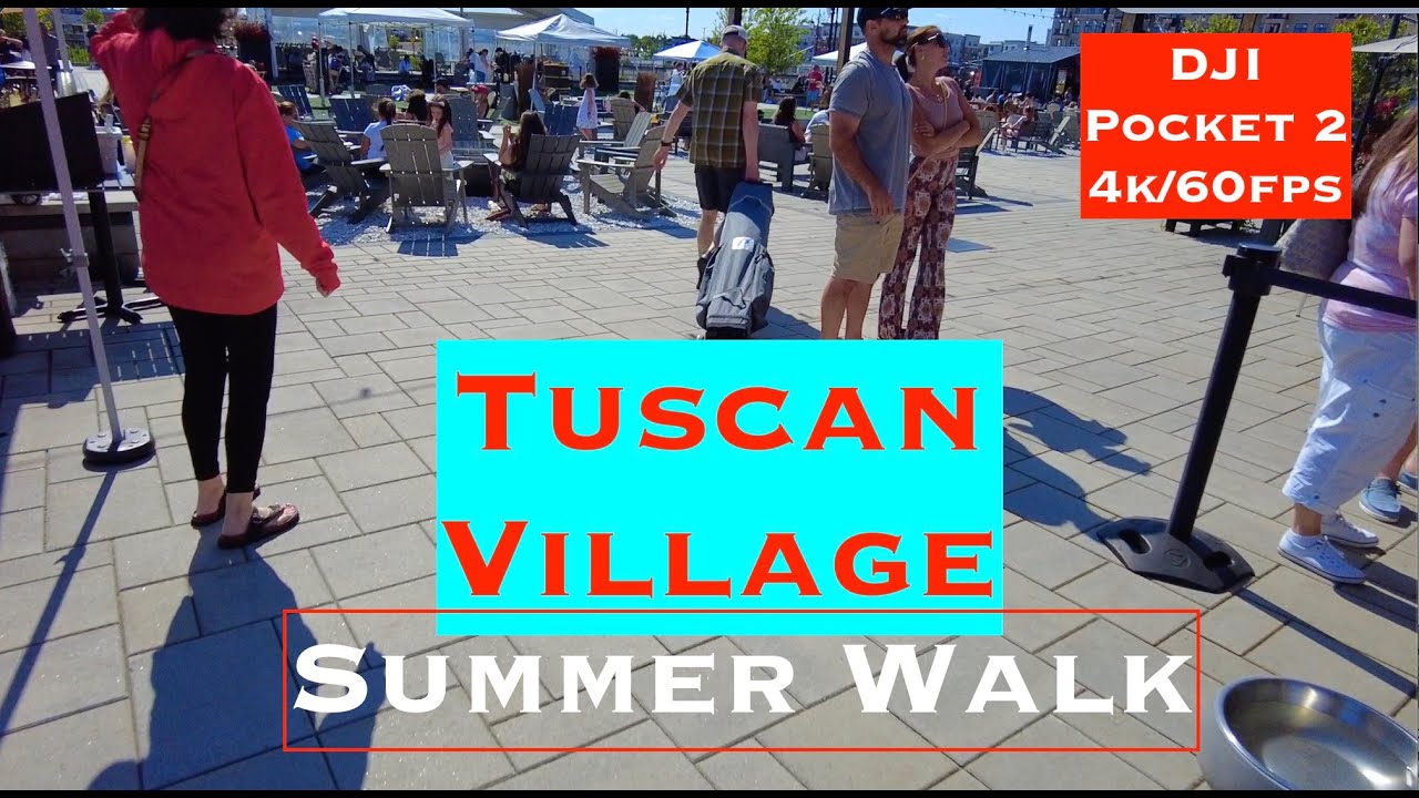 Tuscan village summer walk in 4k 60fps on a dji pocket 2