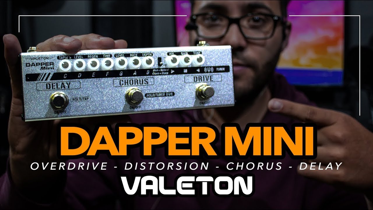 VALETON - DAPPER MINI - 4 Efectos | OverDrive /Distorsion - Chorus - Delay ► Sebastian Mora