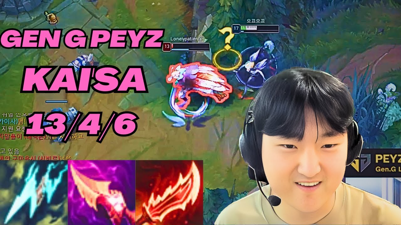 GEN G PEYZ PLAYS KAI'SA VS SIVIR ADC |KR CHALLENGER PATCH 13.12| [League of Legends] Full Gameplay