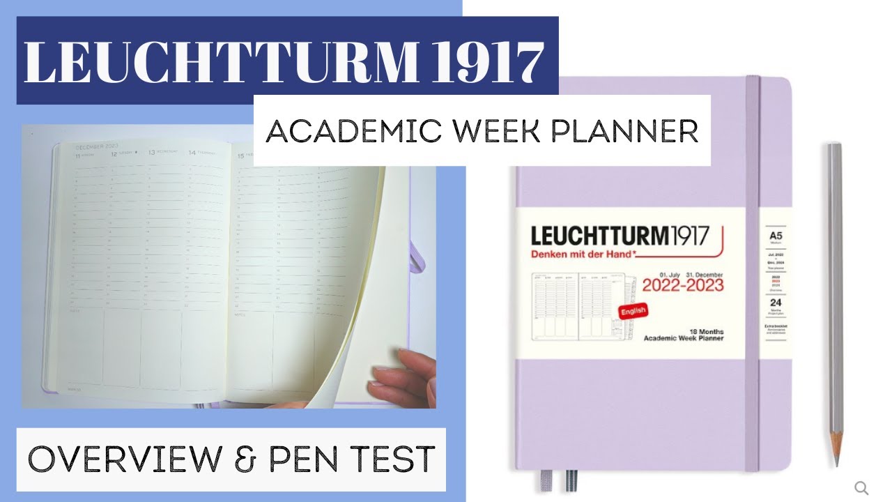 Планировщик академической недели Leuchtturm 1917