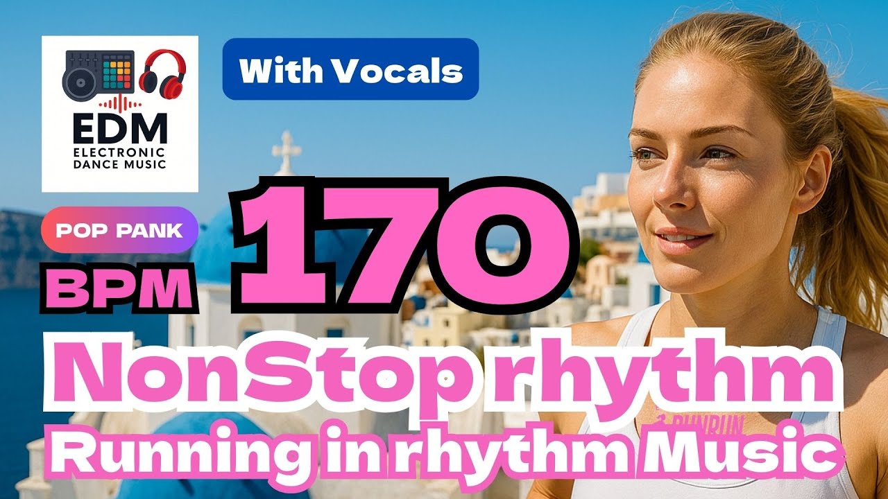 🎹 [170 BPM 170] Running Music Playlist EDM DTM Jogging & Workout cadence 러닝 음악 ランニング 曲 songs