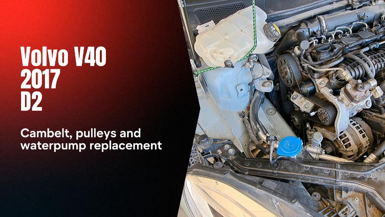 Volvo V40 timing belt replacement - DIY