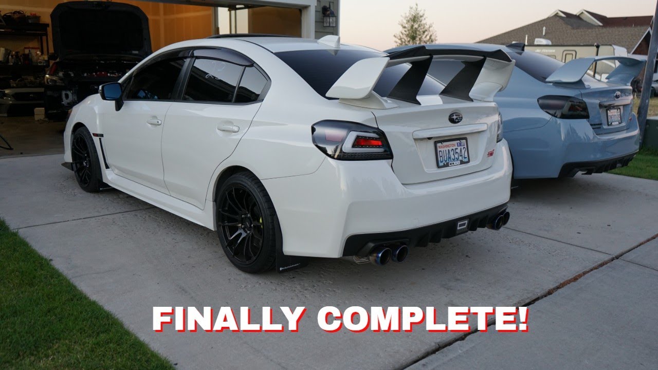 My White STI finally finished!