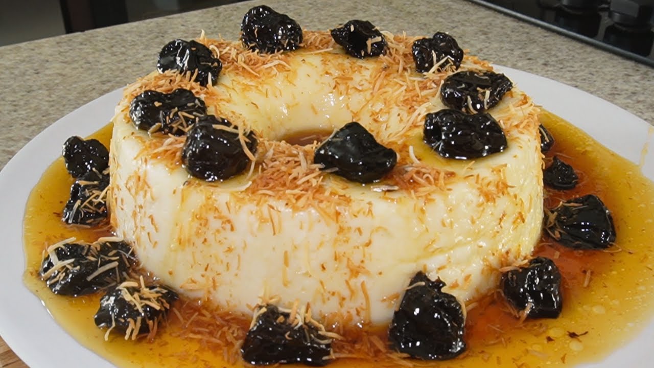 MANJAR DE COCO COM AMEIXA - Perfeito para as Festas