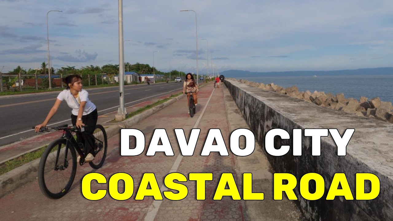 A Daily Habit Sunset Walking at the Coastal Road Davao City (4K)