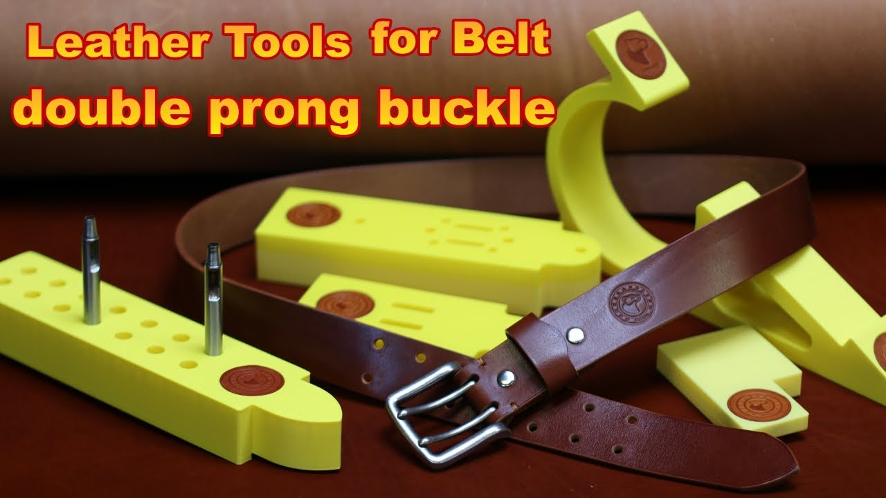 Leather Tools for Belt Making - double prong buckle – Full Set Review