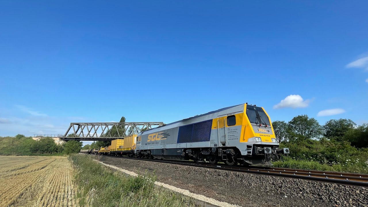 4K Führerstandsmitfahrt BR 264 Maxima Plochingen - Stuttgart - Murrbahn - Ansbach ( Cabview )