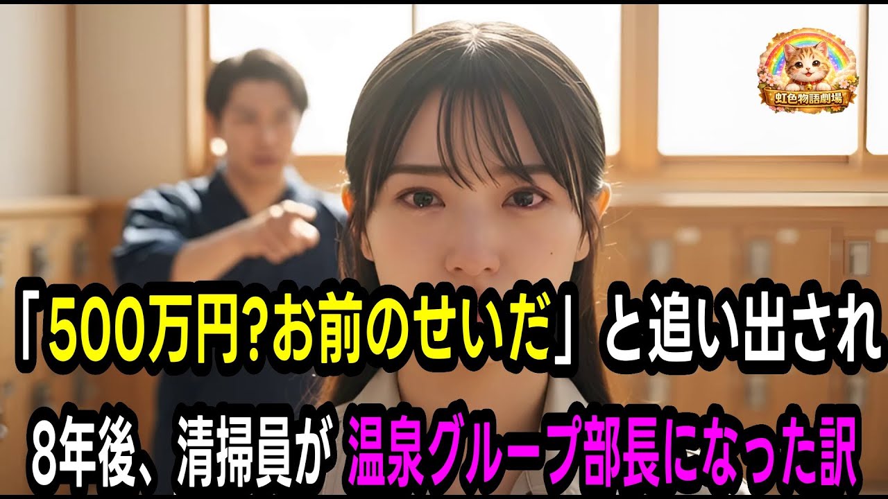「500万円の弁償?お前のせいだ」と追い出された清掃員→8年後、温泉グループ会長が現れた理由