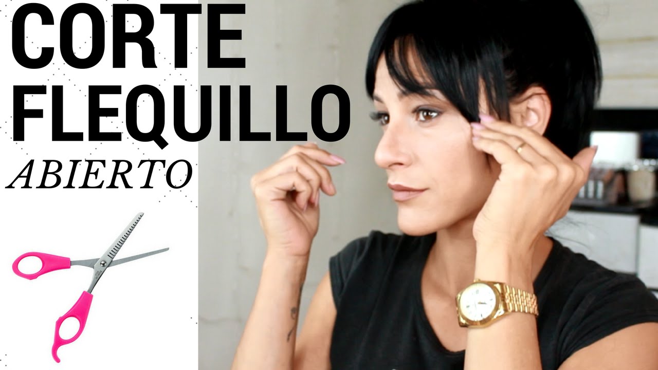 Como cortar  flequillo abierto ✂ | Sandranewlook