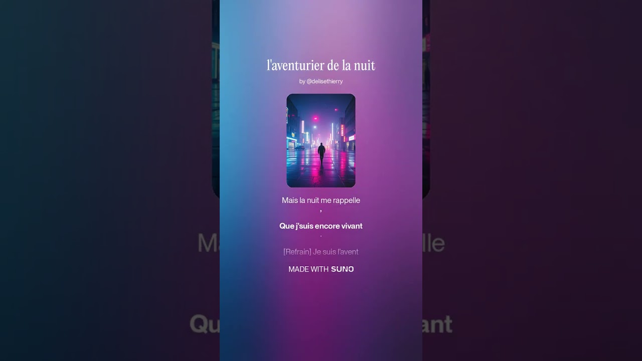 l'aventurier de la nuit
